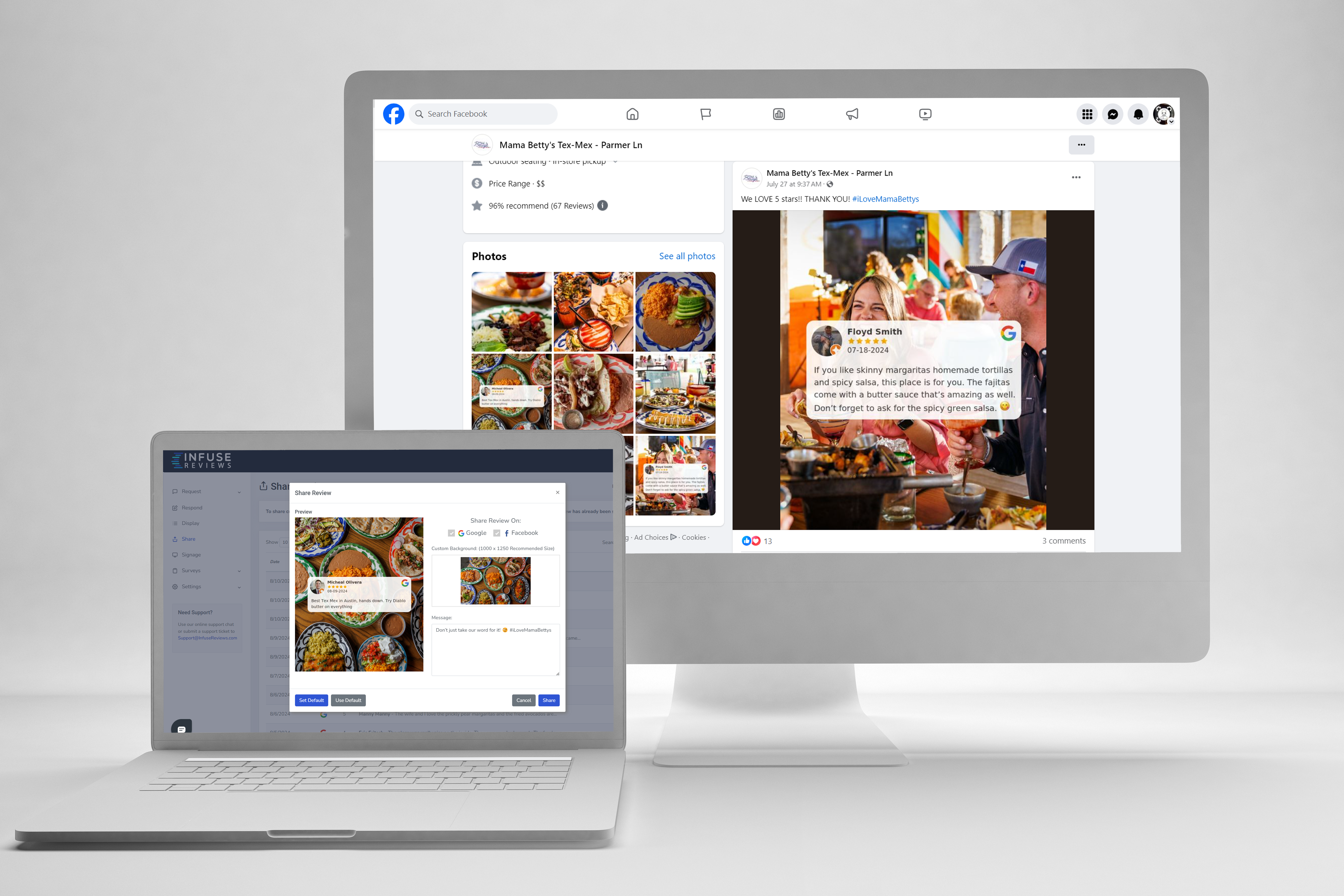 Social posting for performers